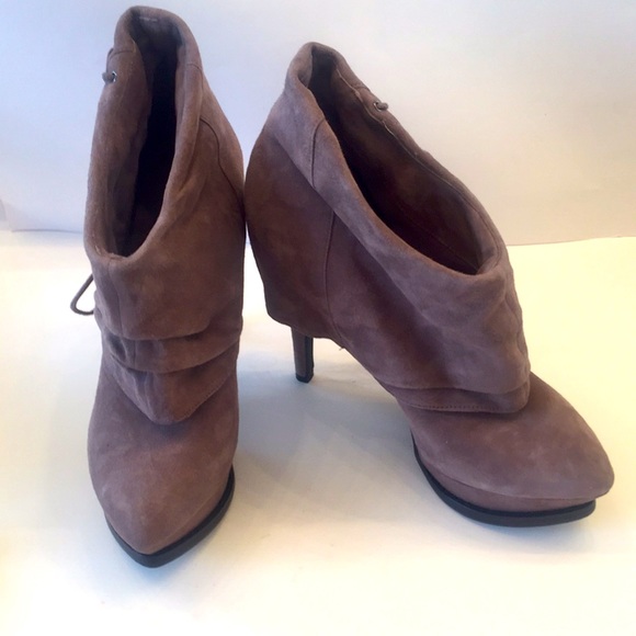 Guess by Marciano Shoes - Guess by Marciano Gray Suede platform Booties 8.5